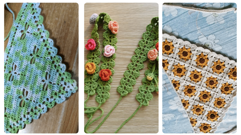 Tiaras e Lenços de Crochê: Ideias Fáceis e Charmosas para Você Criar