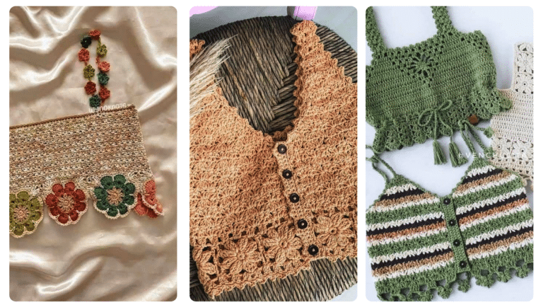 20 Croppeds de Crochê: Inspirações para Criar seu Próprio Ateliê de Criação!