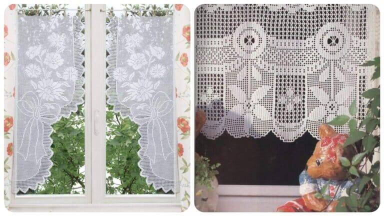 Gráficos em Crochê Filé para Cortinas: Elegância e Versatilidade para suas