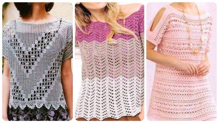 Transforme Seu Look com Blusas de Crochê Modernas