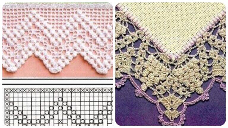 Bicos de Crochê para Transformar Seus Panos de Prato em Obras de Arte