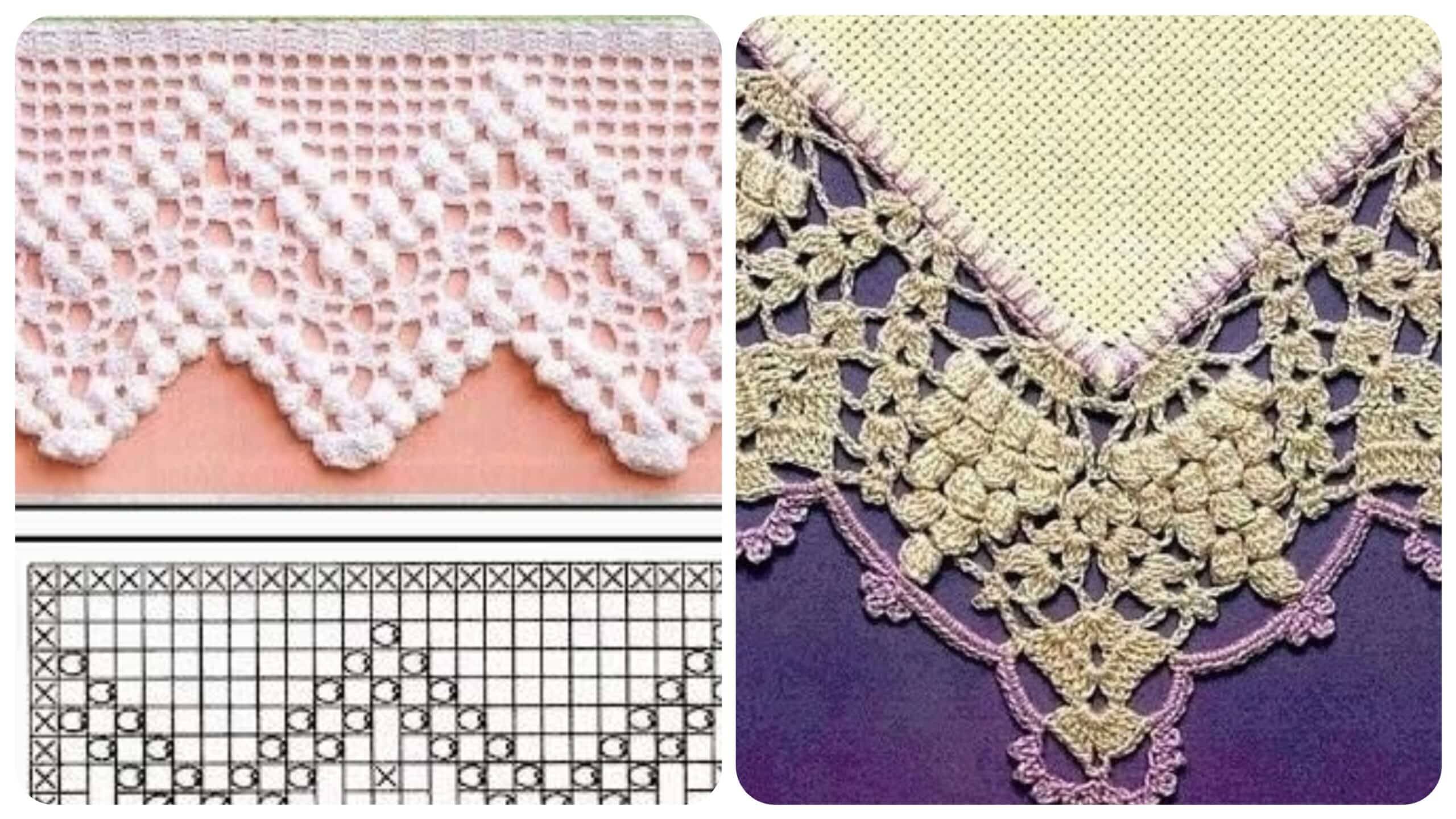 Bicos de Crochê para Transformar Seus Panos de Prato em Obras de Arte