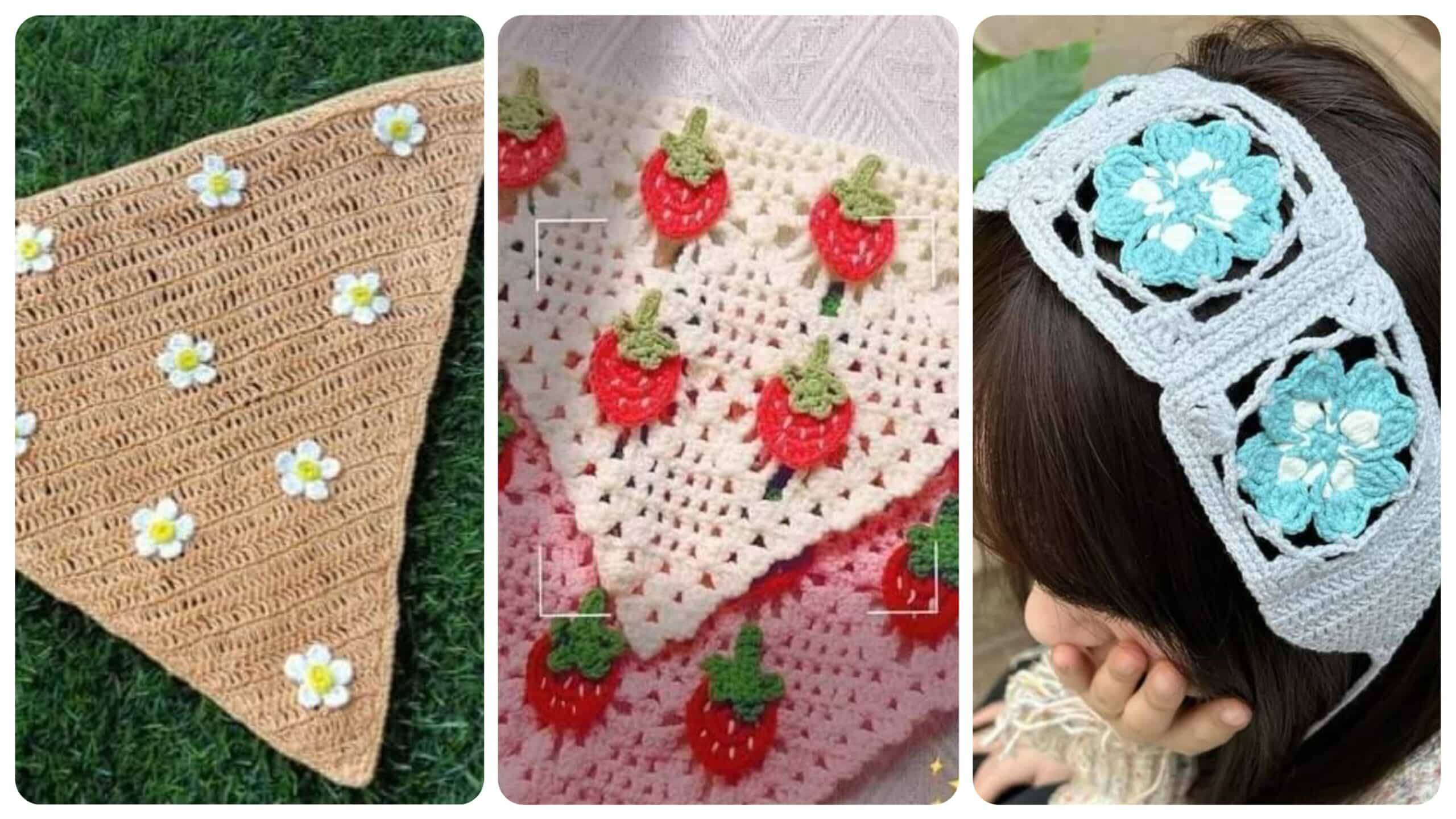 Bandanas e Faixas em Crochê para Crianças: Estilo, Conforto e Diversão