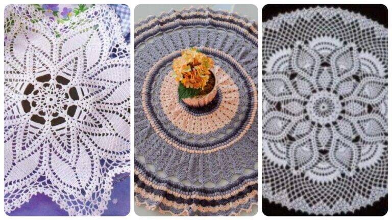 Estilo e Sofisticação: Centros de Mesa em Crochê para Encantar