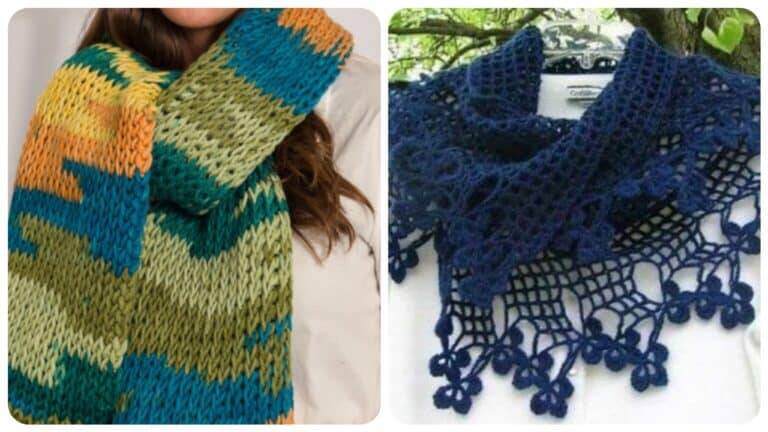 Cachecóis de Crochê com Gráficos: Comece Hoje Sua Produção de Inverno