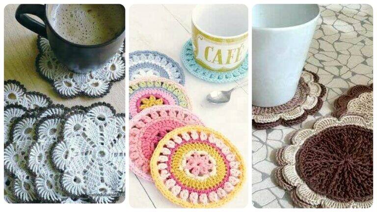 Porta Copos de Crochê: Elegância e Praticidade em Pequenos Detalhes