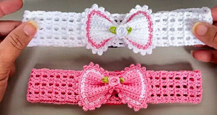 tiara de croche
