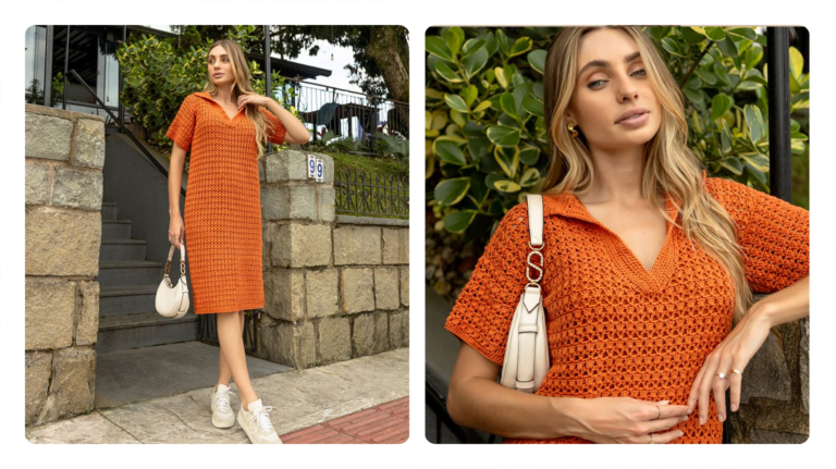 Receita de Vestido de Crochê Polo: Elegância Casual para Todas as Ocasiões