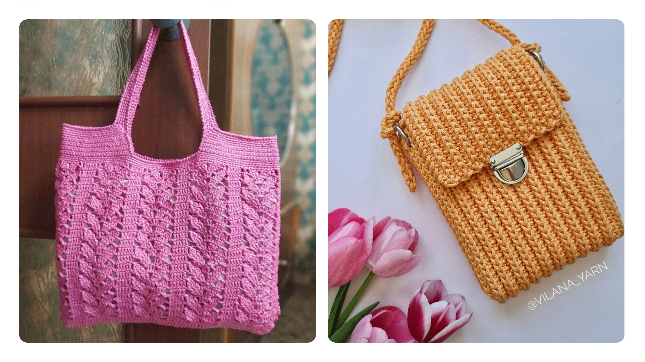 Bolsas de Crochê: Presentes Encantadores para o Dia das Mães!