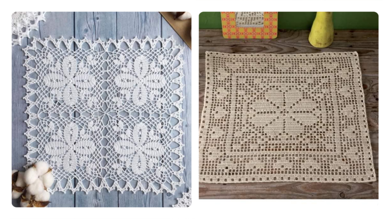 Caminhos de Mesa de Crochê com Gráficos: Elegância e Charme para sua Mesa!