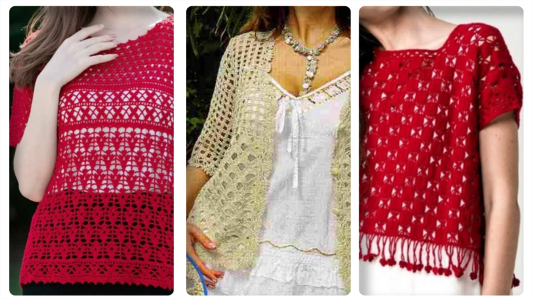 Crochê Moderno: Blusas de Crochê – Presentes Encantadores para o Dia das Mães!