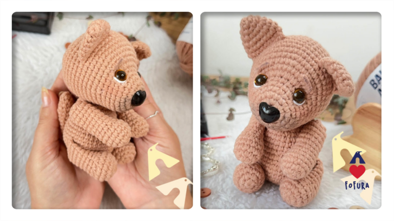 Receita de Amigurumi de Crochê Cachorro Caramelo: Um Amigo Adorável para Todas as Idades