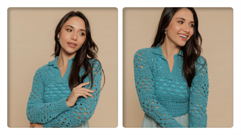 Receita Cropped de Crochê Netuno: Estilo e Originalidade em Cada Detalhe!