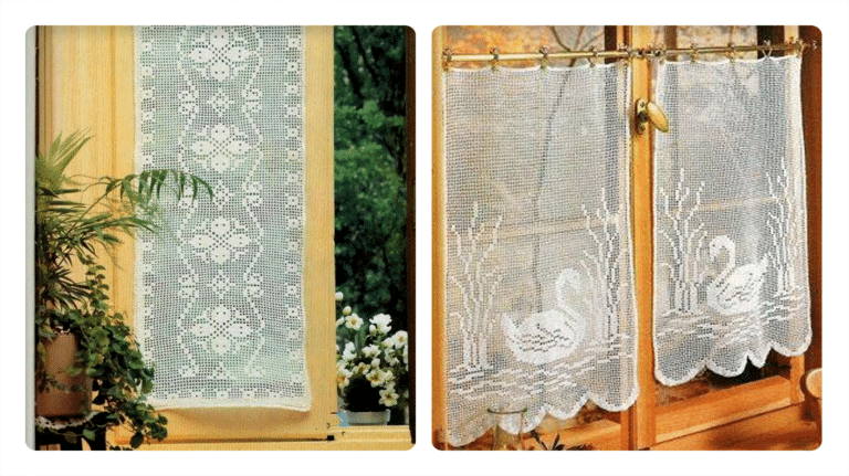 Crochê para Decoração de Casa: Cortinas de Crochê – Beleza Artesanal para o Seu Lar!
