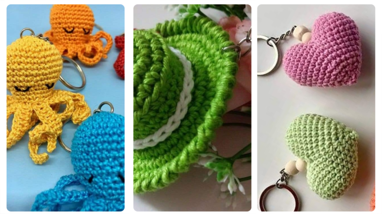 30 Chaveiros de Crochê : Ideias para Fazer e Vender!