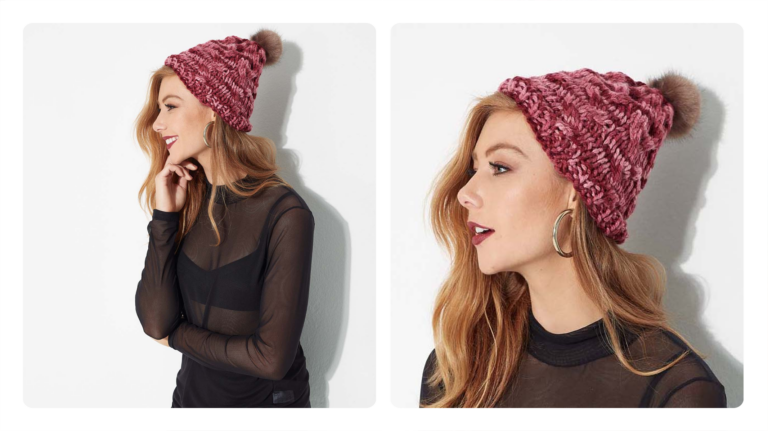 Receita Gorro de Tricô Fácil Colors Vinho: Estilo e Conforto em uma Peça Aconchegante