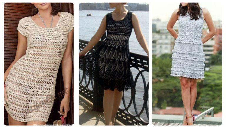 Crochê de Moda: Vestidos de Crochê!