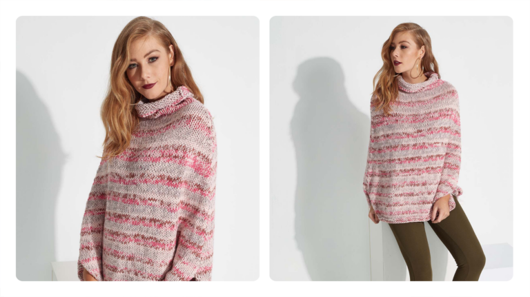 Receita Poncho de Tricô Mesclado: Estilo e Conforto para os Dias de Inverno