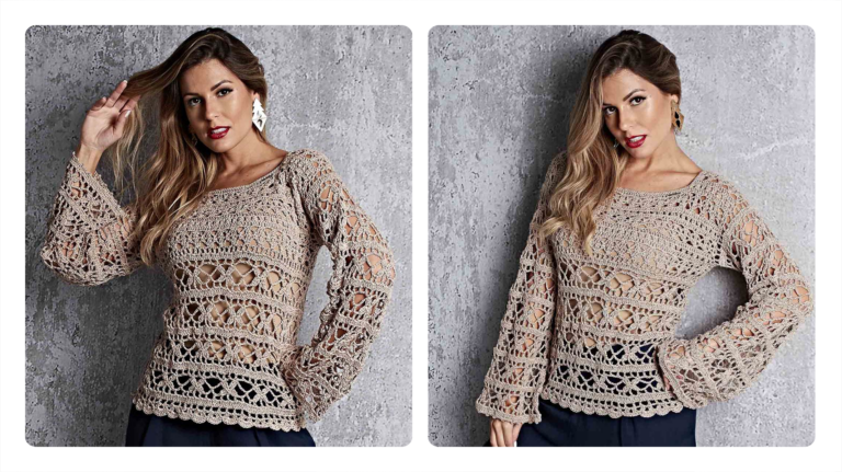 Receita de Bata de Crochê Glamour: Elegância e Estilo Artesanal!