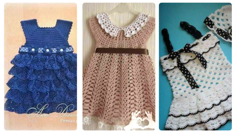 30 Vestidinhos em Crochê para Meninas: Encanto e Delicadeza Artesanal