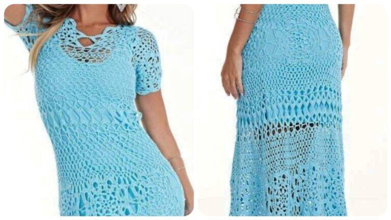 Vestidos Longos em Crochê: Elegância Artesanal para Todas as Ocasiões