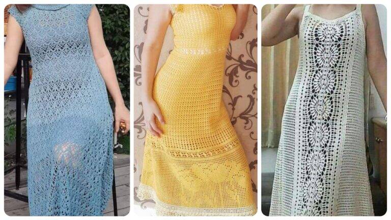 Crochê de Luxo: Vestidos Elegantes para uma Expressão Única de Estilo