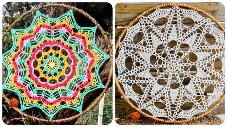 Mandalas em Crochê: Tecendo Beleza e Significado em Cada Ponto