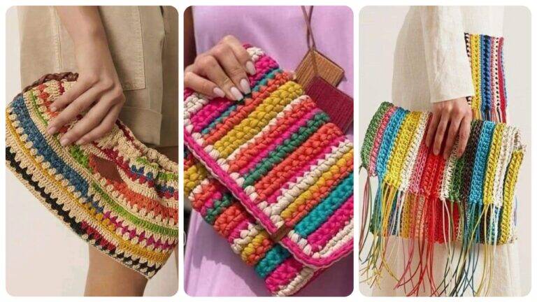 Desvendando a Elegância Artesanal: Clutchs em Crochê