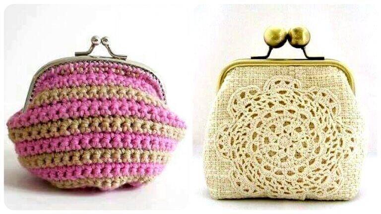 Encantando com Porta-Moedas em Crochê: Beleza e Praticidade Artesanal