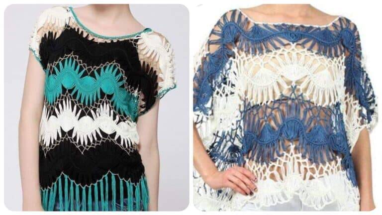 Explorando a Criatividade: Blusas em Crochê de Grampo
