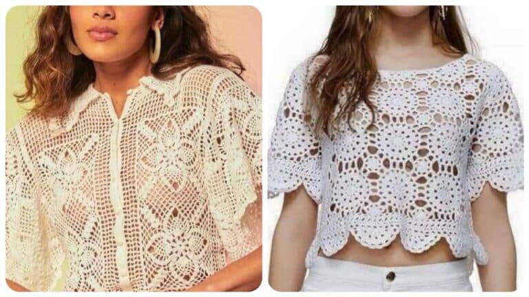 Do Crochê à Passarela: Explorando a Popularidade das Blusas de Crochê em Squares