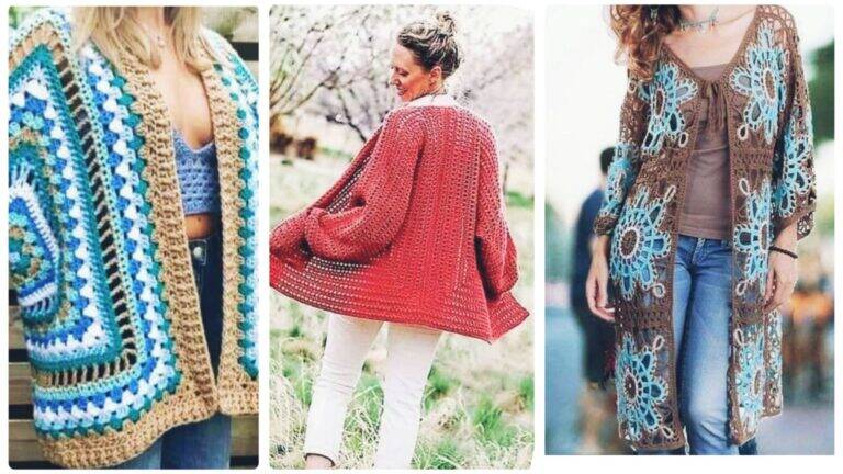 Como Fazer Cardigan de Crochê: Gráficos Detalhados e Dicas de Especialistas
