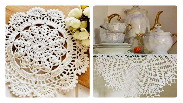 Crochê para Decoração de Casa: Ideias Incríveis de Sousplat de Crochê!