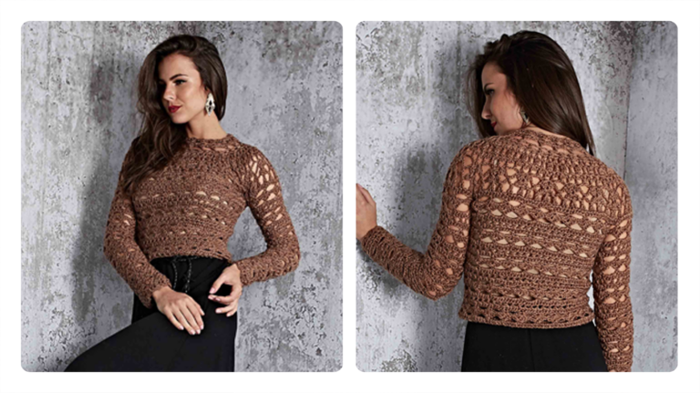 Receita Blusa de Crochê Castor: A Tendência Atemporal que Você Precisa no Seu Guarda-Roupa