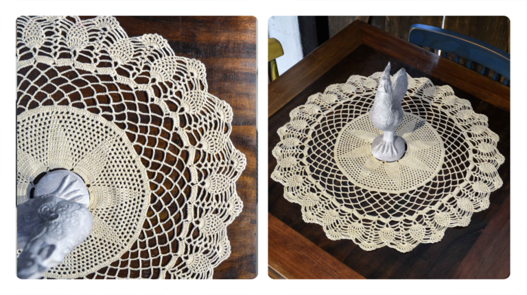 Receita Toalhinha de Crochê Redonda Porcelana: Elegância e Delicadeza para Sua Decoração