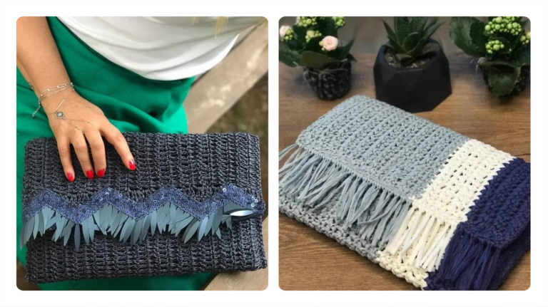 Clutches de Crochê: O Acessório Artesanal que Transforma Seu Look!