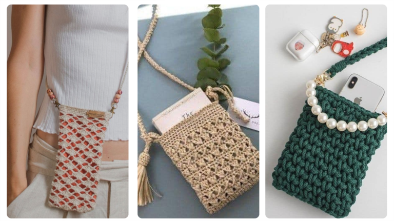 Bolsinhas de Crochê Porta Celular: Presentes Encantadores para o Dia das Mães