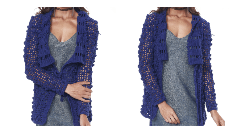 Receita Casaco de Crochê Azul: Elegância e Conforto para Todas as Estações
