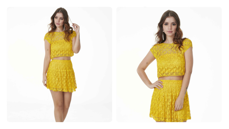 Receita Conjunto de Crochê Solar: Charme e Versatilidade para os Dias de Verão