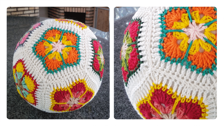 Receita Bola de Crochê African Flowers: Um Toque de Beleza e Cor