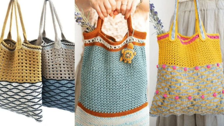Bolsas Sacola de Crochê: O Charme Artesanal da Versatilidade Sustentável