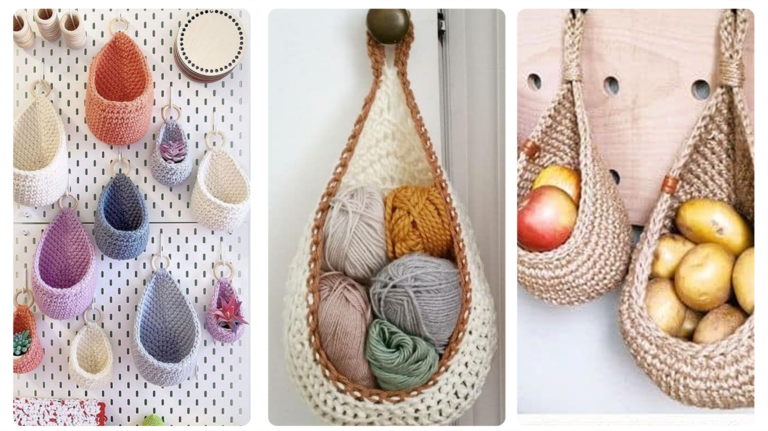 Ideias de Crochê Criativo: Organização com Estilo –  Casulos Organizadores em Crochê!