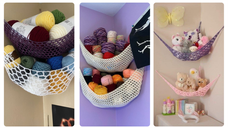 Ideias de Crochê Criativo: Redes de Crochê Organizadoras – Charme e Funcionalidade em um Único Acessório
