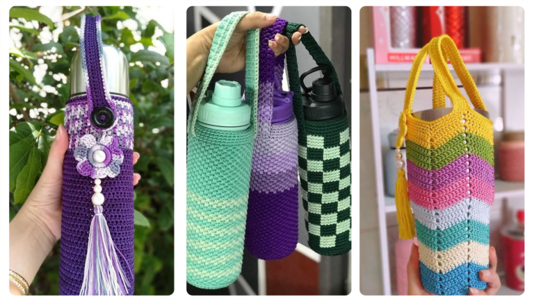 Ideias de Crochê Criativo: Porta Garrafas em Crochê!