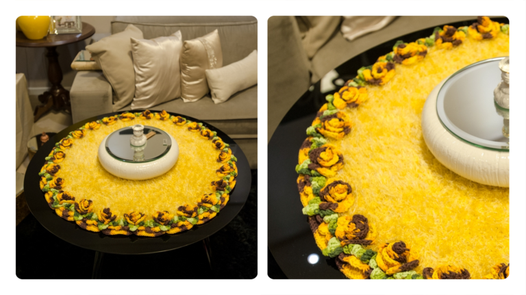 Receita Centro de Mesa de Crochê Circular Jasmim: Seu Próximo Projeto Criativo!