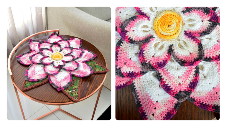 Receita Toalha de Mesa de Crochê Flor Magia: Encante-se com Elegância Artesanal!