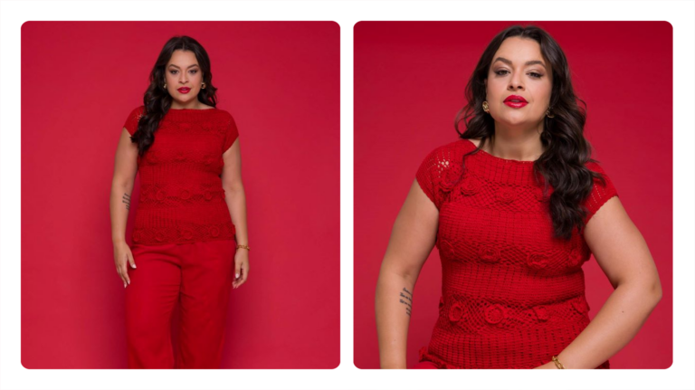 Receita Blusa de Crochê Realeza: Elegância e Sofisticação em Cada Ponto