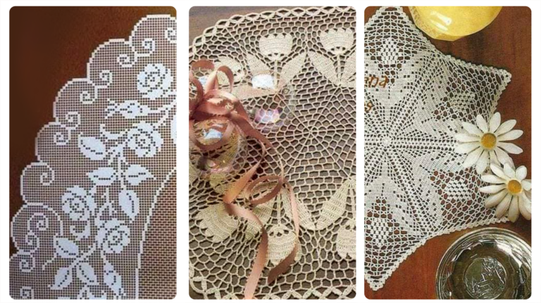 Crochê para Decoração de Casa: 30 Centros de Mesa em Crochê – Charme e Elegância para a Sua Mesa!