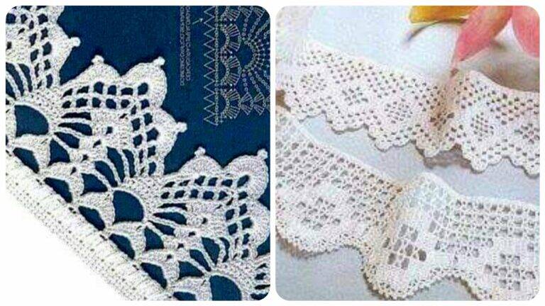 Aplicações Criativas: Inspirando-se com Barradinhos em Crochê na Decoração e na Moda