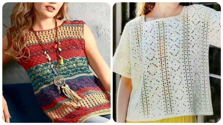 Transforme Seu Look com Blusas de Crochê: Gráficos Gratuitos
